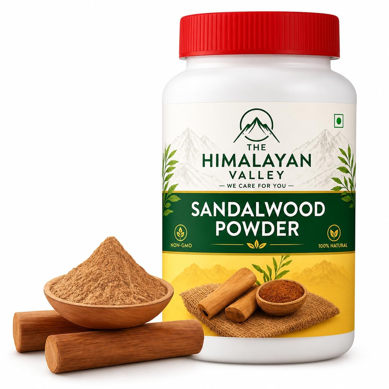 The Himalayan Valley™ Sandalwood Powder For Face Pack - 100g
