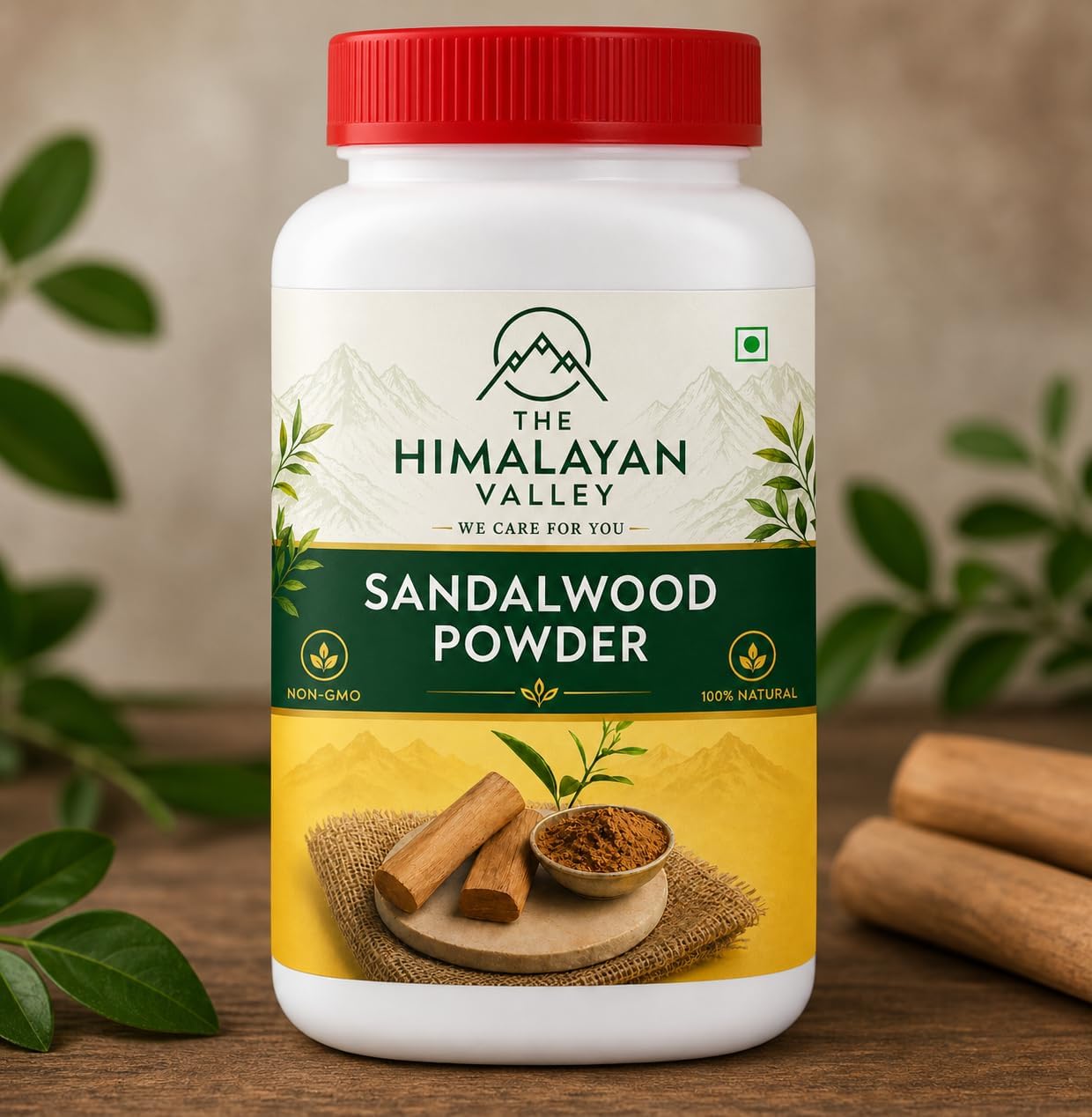 The Himalayan Valley™ Sandalwood Powder For Face Pack - 100g